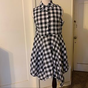 Black and White Checkered Dress